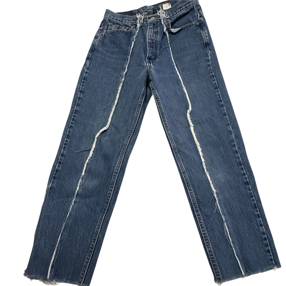 Vintage Levis 512 Jeans Womens 12 Regular Slim Fit‎ Straight Leg Distressed 90s